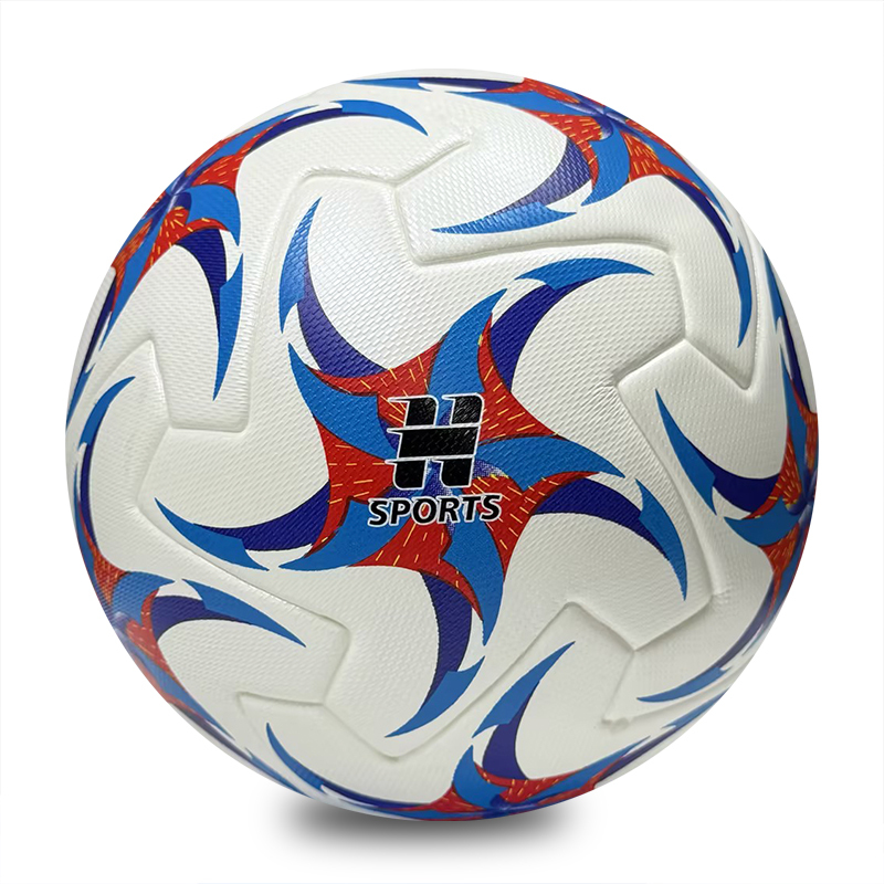 2026 New Thermal Bonded Soccer Ball PU Leather Professional Match Ball Size 5 Seamless Technology Durable Training Football Outdoor Game Custom Logo OEM,Спортивные мероприятия Blue Arc