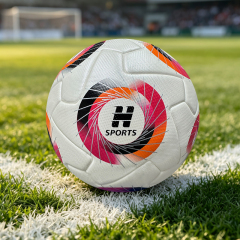 Premium Thermal Bonded Size 5 Soccer Ball, Waterproof PU Cover with Butyl Bladder, Stable Flight Performance for Outdoor and Indoor Matches,Sukan Arka Biru