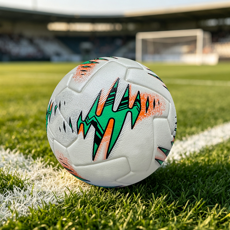 Factory Direct Thermal Bonded Size 5 Football, Wear-Resistant Surface with Excellent Rebound, Ideal Choice for School Sports and Club Training,Arc Bleu Sports