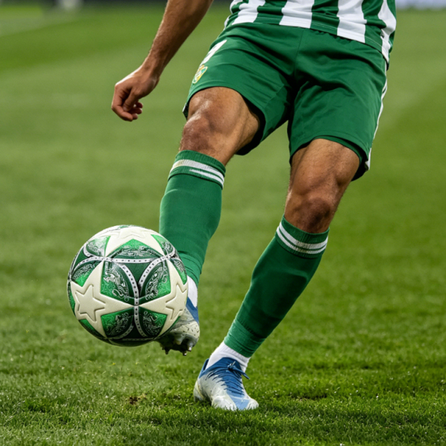 Soft Touch Thermal Bonded Size 5 Soccer Ball, Excellent Grip and Control, Multi-Layer Lining for Enhanced Shape Retention and Long-Lasting Use,Arc Bleu Sports