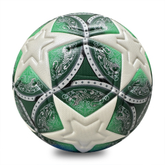 Soft Touch Thermal Bonded Size 5 Soccer Ball, Excellent Grip and Control, Multi-Layer Lining for Enhanced Shape Retention and Long-Lasting Use,Arc Bleu Sports