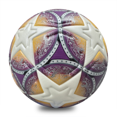 Soft Touch Thermal Bonded Size 5 Soccer Ball, Excellent Grip and Control, Multi-Layer Lining for Enhanced Shape Retention and Long-Lasting Use,Arc Bleu Sports