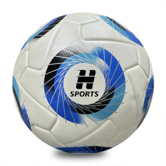 Premium Thermal Bonded Size 5 Soccer Ball, Waterproof PU Cover with Butyl Bladder, Stable Flight Performance for Outdoor and Indoor Matches,Sukan Arka Biru
