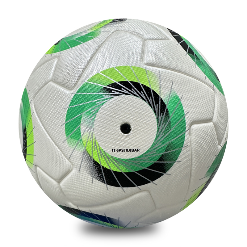 Premium Thermal Bonded Size 5 Soccer Ball, Waterproof PU Cover with Butyl Bladder, Stable Flight Performance for Outdoor and Indoor Matches,Sukan Arka Biru