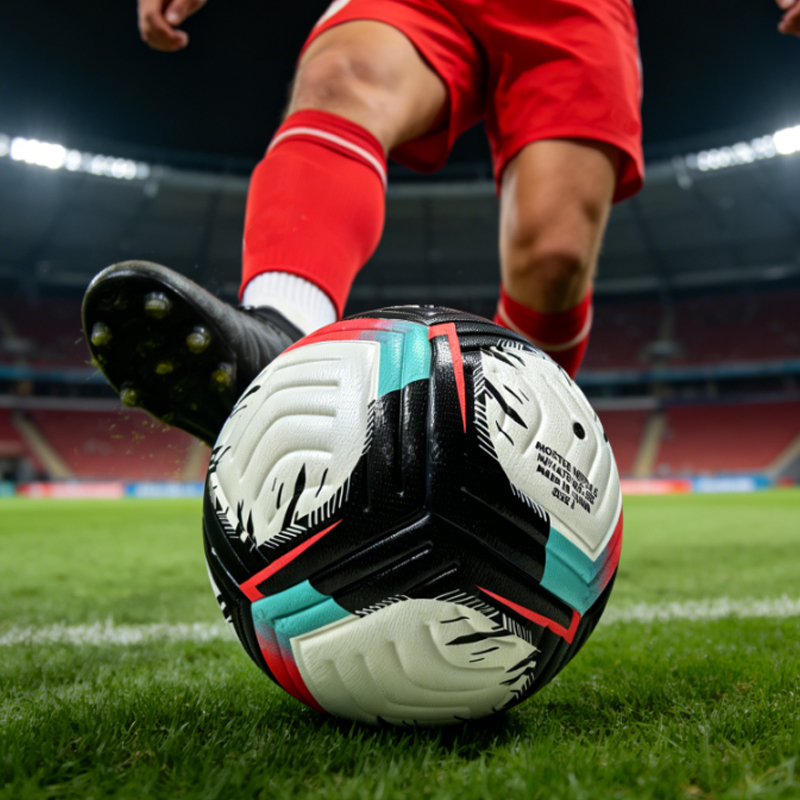 Thermal Bonded Size 5 Soccer Ball, Durable PU Leather Waterproof Football for Outdoor Training, Match and Team Sports, Abrasion Resistant Official Game Ball,ブルーアークスポーツ