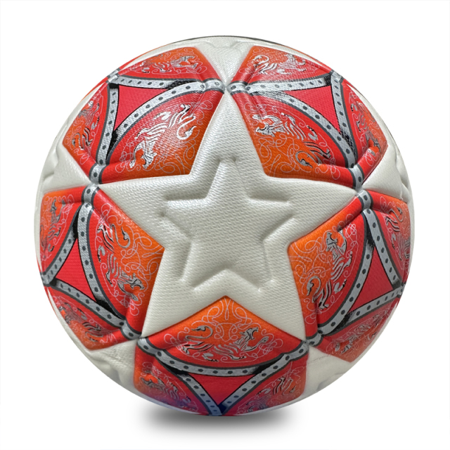 Soft Touch Thermal Bonded Size 5 Soccer Ball, Excellent Grip and Control, Multi-Layer Lining for Enhanced Shape Retention and Long-Lasting Use,Arc Bleu Sports