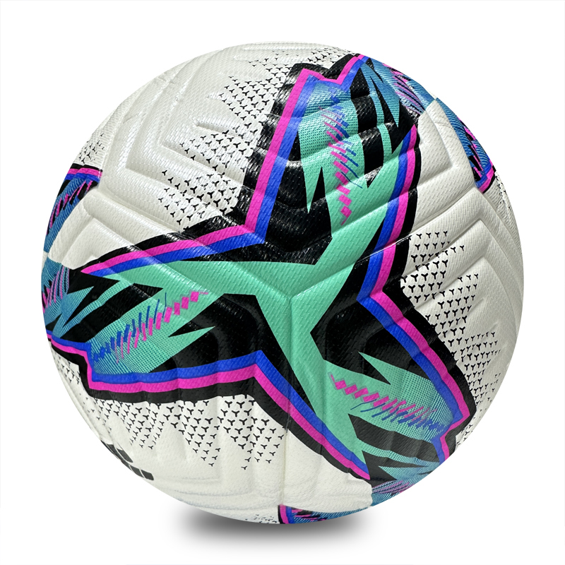 Soft Touch Thermal Bonded Size 5 Soccer Ball, Excellent Grip and Control, Multi-Layer Lining for Enhanced Shape Retention and Long-Lasting Use,Blue Arc Sports
