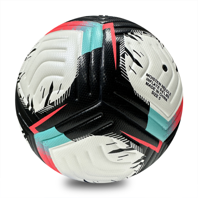 Thermal Bonded Size 5 Soccer Ball, Durable PU Leather Waterproof Football for Outdoor Training, Match and Team Sports, Abrasion Resistant Official Game Ball,ブルーアークスポーツ