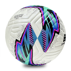 Soft Touch Thermal Bonded Size 5 Soccer Ball, Excellent Grip and Control, Multi-Layer Lining for Enhanced Shape Retention and Long-Lasting Use,Blue Arc Sports