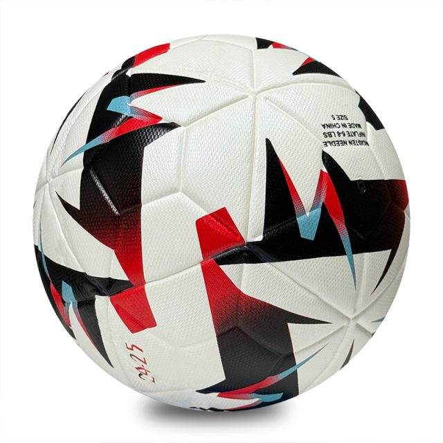 Thermal Bonded Size 5 Football, Waterproof Durable PU Soccer Ball with Abrasion Resistant Cover, Professional Training Match Ball for Outdoor Indoor Sports,Sukan Arka Biru