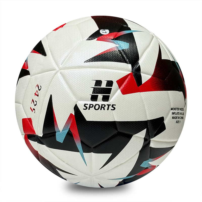Thermal Bonded Size 5 Football, Waterproof Durable PU Soccer Ball with Abrasion Resistant Cover, Professional Training Match Ball for Outdoor Indoor Sports,Sukan Arka Biru