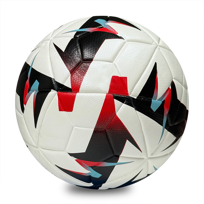 Thermal Bonded Size 5 Football, Waterproof Durable PU Soccer Ball with Abrasion Resistant Cover, Professional Training Match Ball for Outdoor Indoor Sports,Sukan Arka Biru