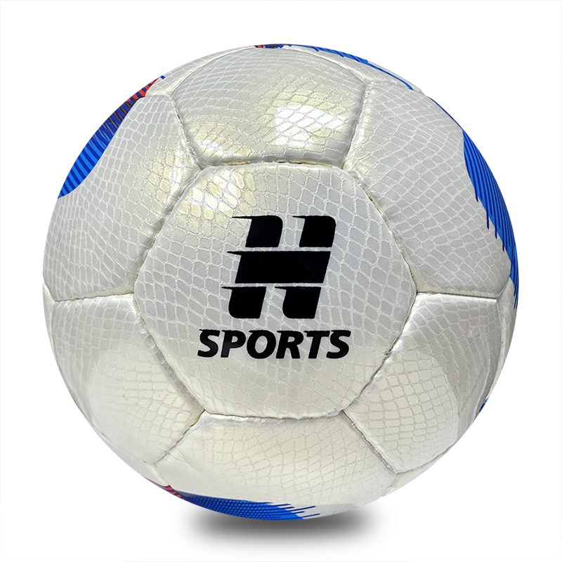 Factory Direct Hand-Stitched Size 4 Low Bounce Soccer Ball for Youth Training with Custom LOGO Printing Durable PU,Blue Arc Sports