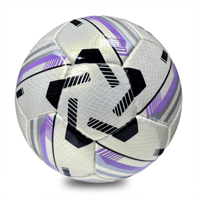 Professional Hand Sewn Size 5 Low Bounce Soccer Ball for Youth Training and Match Practice Factory Direct Custom Logo,Blue Arc Sports