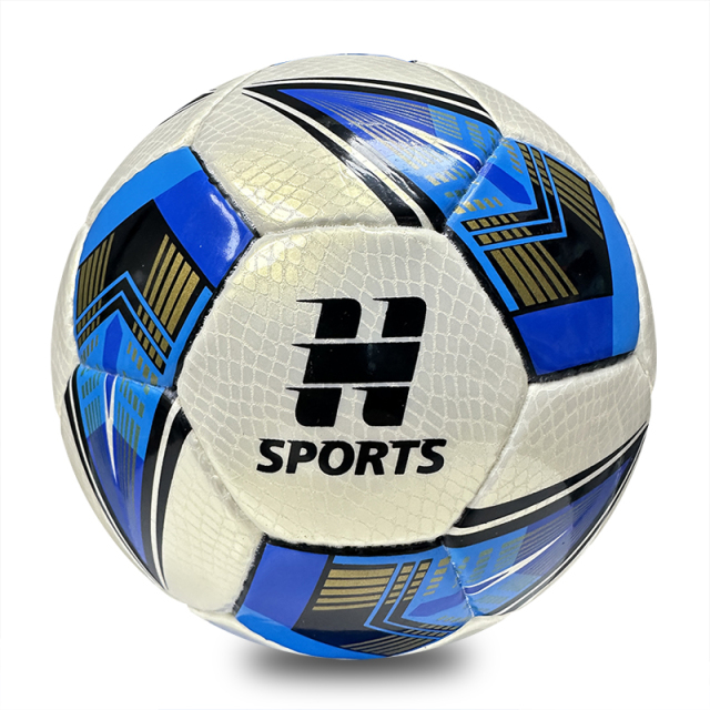 High Quality Hand-Stitched 4 Size Low Bounce Football for Youth Soccer Training Custom Logo Available Factory Direct Sale,蓝弧体育