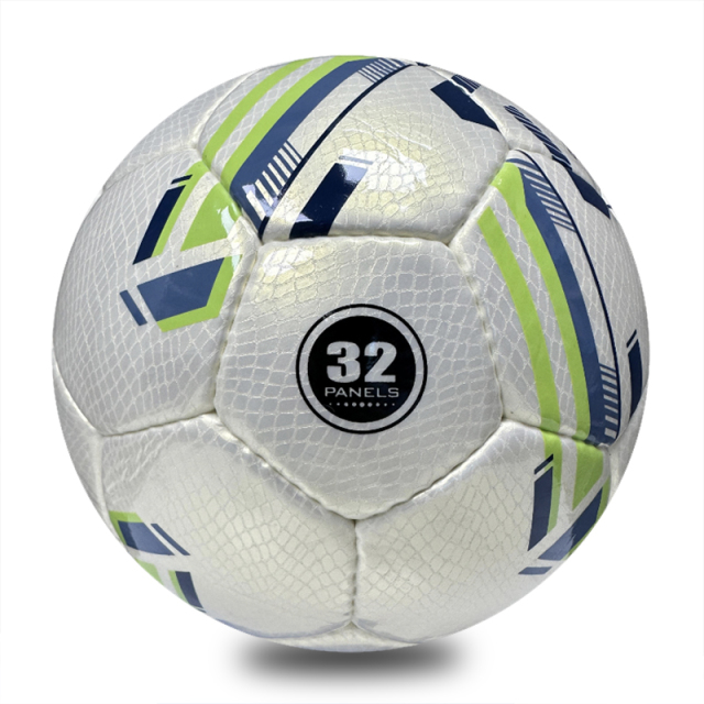 Professional Hand Sewn Size 5 Low Bounce Soccer Ball for Youth Training and Match Practice Factory Direct Custom Logo,Blue Arc Sports