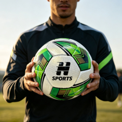High Quality Hand-Stitched 4 Size Low Bounce Football for Youth Soccer Training Custom Logo Available Factory Direct Sale,蓝弧体育
