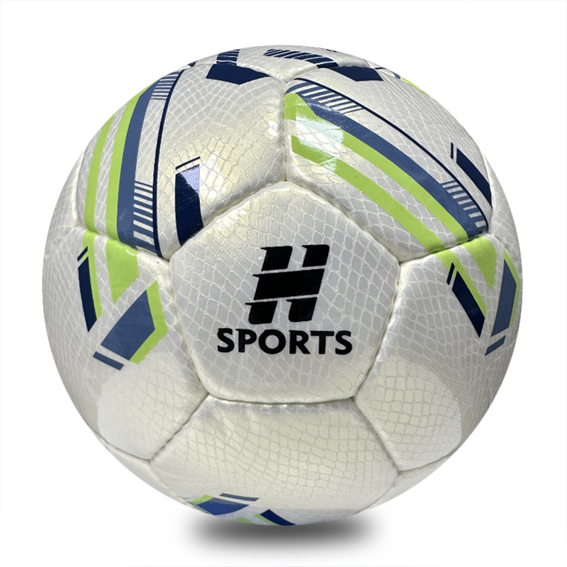 Professional Hand Sewn Size 5 Low Bounce Soccer Ball for Youth Training and Match Practice Factory Direct Custom Logo,Blue Arc Sports