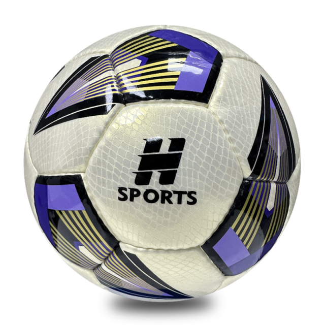 Stable Touch Hand-Stitched Size 5 Low Bounce Soccer Ball for Teenagers Training Drill Support Custom LOGO Factory Price,Arc Bleu Sports