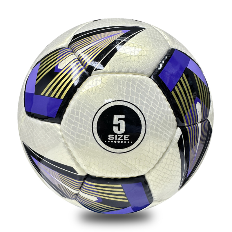 Stable Touch Hand-Stitched Size 5 Low Bounce Soccer Ball for Teenagers Training Drill Support Custom LOGO Factory Price,Arc Bleu Sports