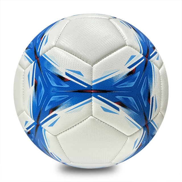High Quality Machine Sewing Soccer Ball Size 5 PU Outdoor Match Ball Custom Logo Factory Direct Cheap Best Seller for Youth Training Competition,Sukan Arka Biru