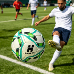 Best Selling Hand Stitched Size 4 Low Elasticity Soccer Ball for Youth Academy Training Custom Logo Factory Direct Supply,Blue Arc Sports
