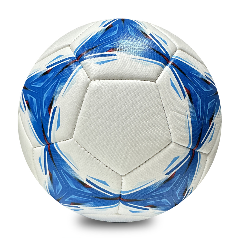 High Quality Machine Sewing Soccer Ball Size 5 PU Outdoor Match Ball Custom Logo Factory Direct Cheap Best Seller for Youth Training Competition,Sukan Arka Biru