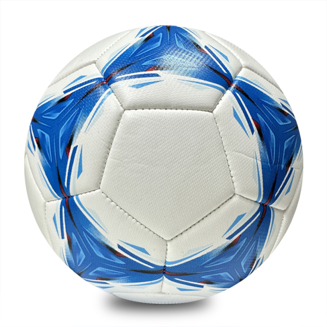 High Quality Machine Sewing Soccer Ball Size 5 PU Outdoor Match Ball Custom Logo Factory Direct Cheap Best Seller for Youth Training Competition,Sukan Arka Biru