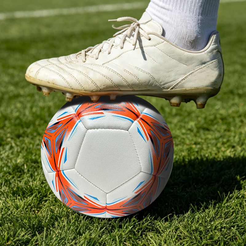 High Quality Machine Sewing Soccer Ball Size 5 PU Outdoor Match Ball Custom Logo Factory Direct Cheap Best Seller for Youth Training Competition,Sukan Arka Biru