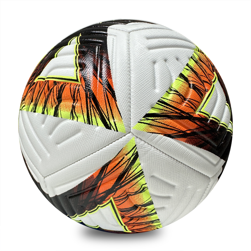 Soccer Ball Size 5 Machine Sewing PU Outdoor Match Ball High Quality Custom Logo Factory Direct Cheap Best Seller Youth Training Competitive Matches,Blue Arc Sports