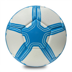 Durable Machine Sewing Soccer Ball Size 5 PU Outdoor Match Ball High Quality Custom Logo Factory Direct Price Best Seller for Sports,Blue Arc Sports