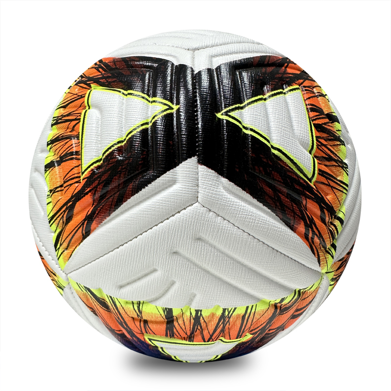 Soccer Ball Size 5 Machine Sewing PU Outdoor Match Ball High Quality Custom Logo Factory Direct Cheap Best Seller Youth Training Competitive Matches,Blue Arc Sports