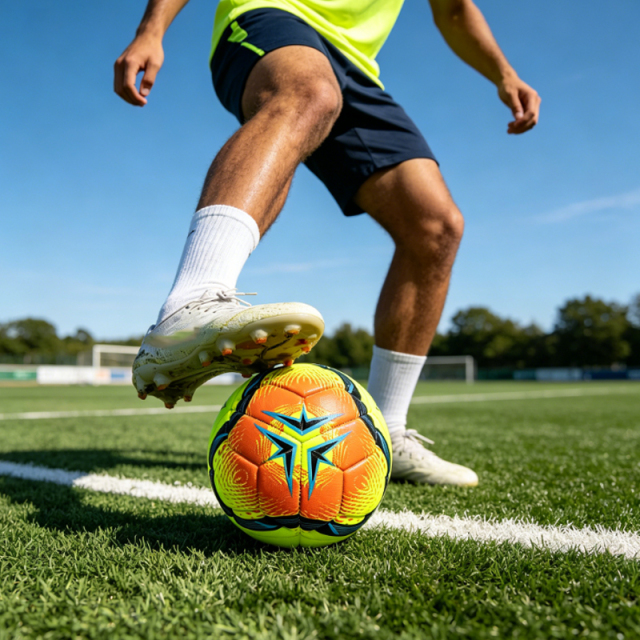 Machine Sewing Soccer Ball Size 4 PU Outdoor Match High Quality Custom Logo Factory Direct Sale Cheap Best Seller Sports Training Competitive Ball,Blue Arc Sports