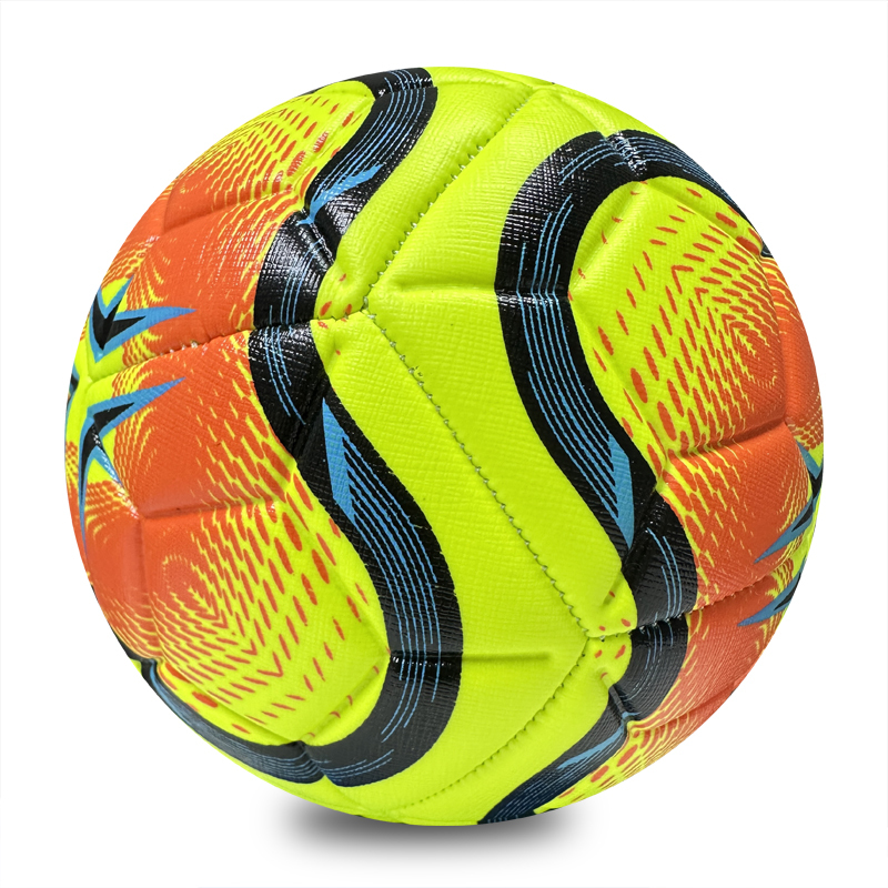 Machine Sewing Soccer Ball Size 4 PU Outdoor Match High Quality Custom Logo Factory Direct Sale Cheap Best Seller Sports Training Competitive Ball,Blue Arc Sports
