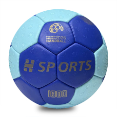 Wholesale Competition Handball Size 1/2/3 Durable PU Material High Rebound Custom Logo Available Factory Direct Sale,Blue Arc Sports
