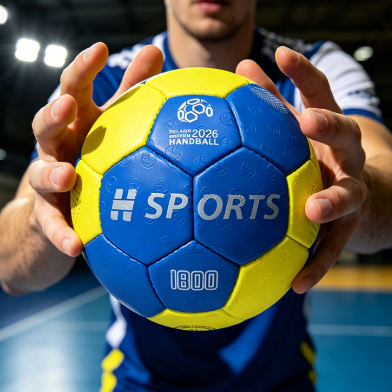 Wholesale Competition Handball Size 1/2/3 Durable PU Material High Rebound Custom Logo Available Factory Direct Sale,Blue Arc Sports