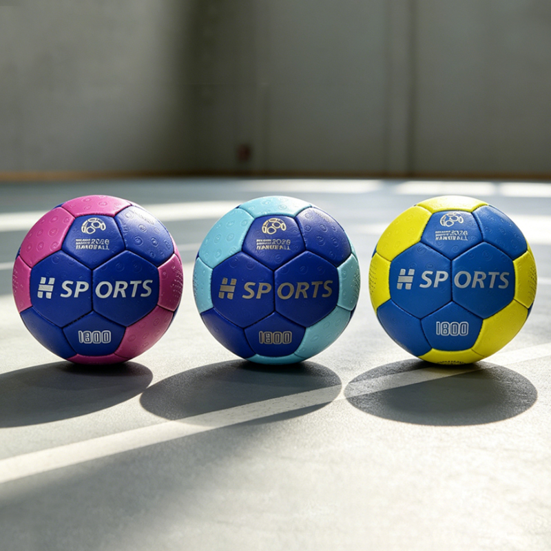Wholesale Competition Handball Size 1/2/3 Durable PU Material High Rebound Custom Logo Available Factory Direct Sale,Blue Arc Sports