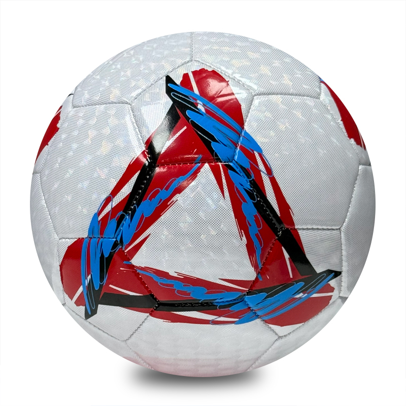 Factory Direct Sale Machine Sewing Soccer Ball Size 5 PU Outdoor Match High Quality Custom Logo Low Price Best Seller Training Ball,Blue Arc Sports