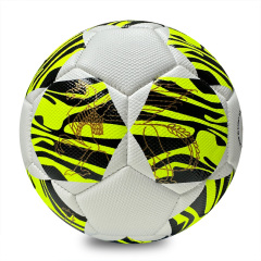 Machine Sewing Soccer Ball Size 5 PU Outdoor Match High Quality Custom Logo Competitive Price Best Seller for Youth Training Competition,Blue Arc Sports