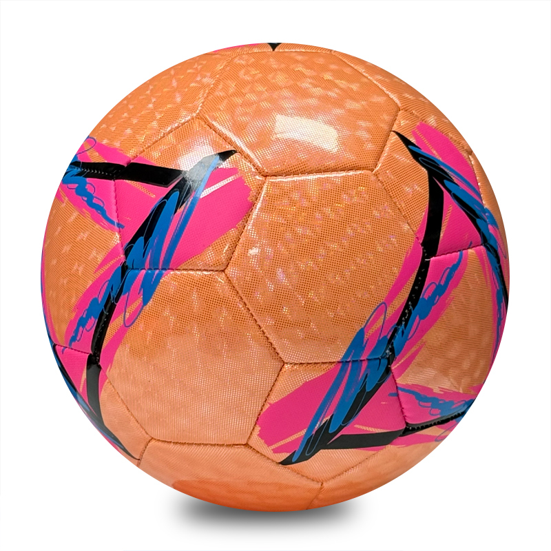 Factory Direct Sale Machine Sewing Soccer Ball Size 5 PU Outdoor Match High Quality Custom Logo Low Price Best Seller Training Ball,Blue Arc Sports