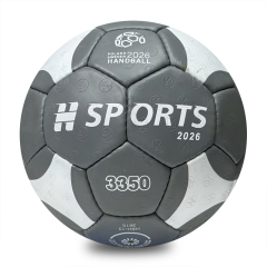 Professional Size 1/2/3 Rubber Handball High Rebound Durable PU for Competition and Training Wholesale Customized Logo,Blue Arc Sports