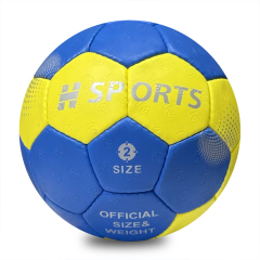 Wholesale Competition Handball Size 1/2/3 Durable PU Material High Rebound Custom Logo Available Factory Direct Sale,Blue Arc Sports