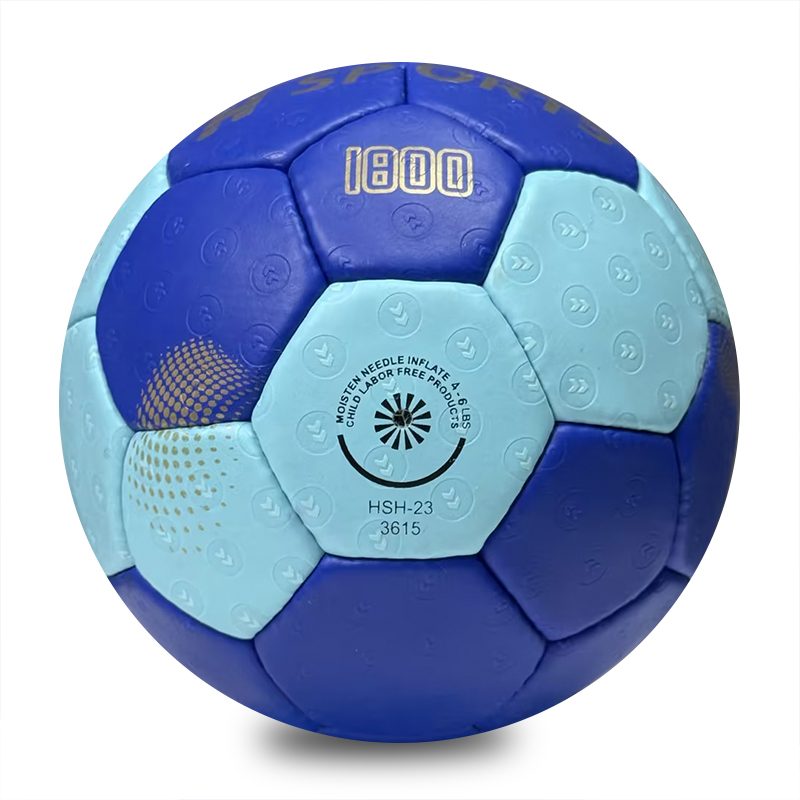 Wholesale Competition Handball Size 1/2/3 Durable PU Material High Rebound Custom Logo Available Factory Direct Sale,Blue Arc Sports