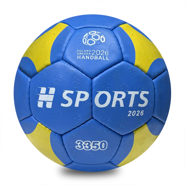 Professional Size 1/2/3 Rubber Handball High Rebound Durable PU for Competition and Training Wholesale Customized Logo,Blue Arc Sports