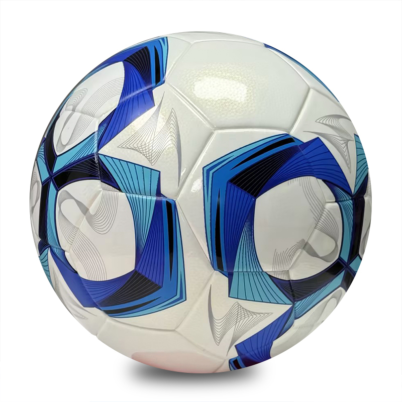 Superior Thermal Bonded Size 5 Football, Waterproof Durable Abrasion Resistant PU, Soccer Ball for Official Match, Training and Team Sports Competition,Arc Bleu Sports