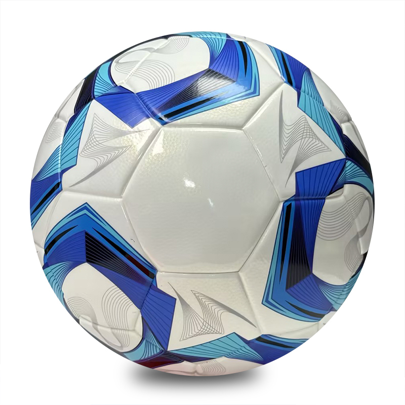 Superior Thermal Bonded Size 5 Football, Waterproof Durable Abrasion Resistant PU, Soccer Ball for Official Match, Training and Team Sports Competition,Arc Bleu Sports
