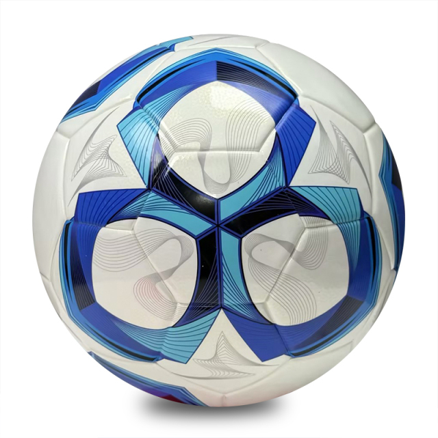 Superior Thermal Bonded Size 5 Football, Waterproof Durable Abrasion Resistant PU, Soccer Ball for Official Match, Training and Team Sports Competition,Arc Bleu Sports