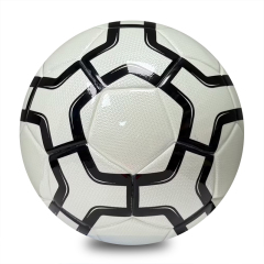 Quality Thermal Bonded Size 5 Football, Waterproof and Wear Resistant Durable Cover, PU Soccer Ball for Adult Training, Match and Team Sports Activities,Arc Bleu Sports