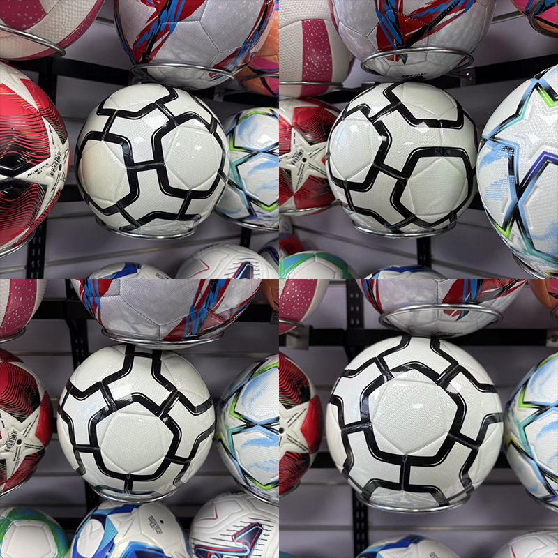 Quality Thermal Bonded Size 5 Football, Waterproof and Wear Resistant Durable Cover, PU Soccer Ball for Adult Training, Match and Team Sports Activities,Arc Bleu Sports