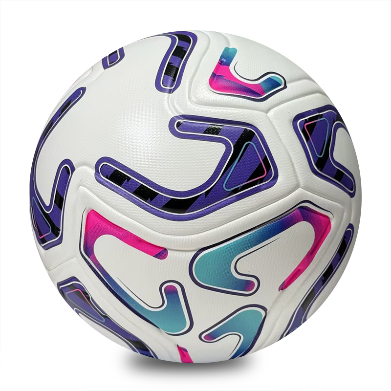 Thermal Bonded Size 5 Soccer Ball, Waterproof Durable Abrasion Resistant PU Cover, Professional Football for Adult Outdoor Indoor Training and Match,Blue Arc Sports